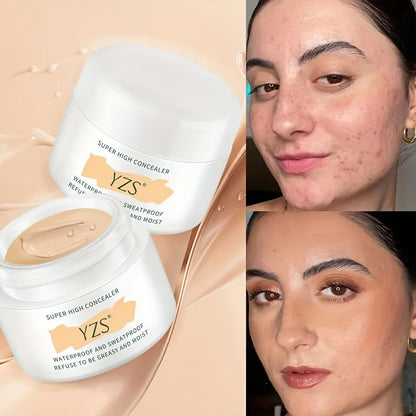 Waterproof and Long-lasting High Concealer that Perfectly Covers Scars,Dark Spots and Tattoos for a Flawless Skin Look Makeup
