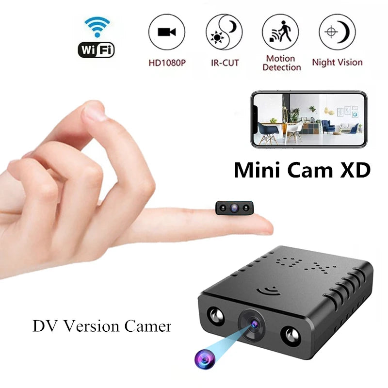 1080P XD Mini Camera WiFi Wireless Monitoring Security Protection Remote Monitor Camcorders Video Surveillance Smart Home