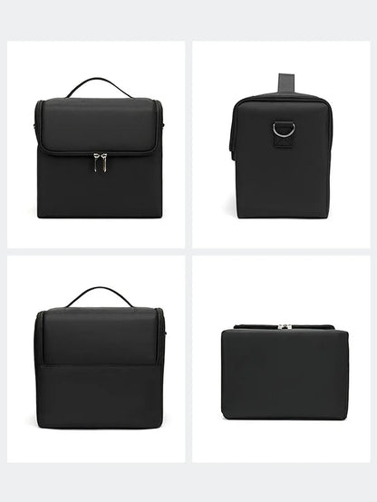 Large Makeup Carrying Train Case For Women Manicurist Toolbox 4 Tier Storage Box Travel Makeup Case Professional Nail Organizer