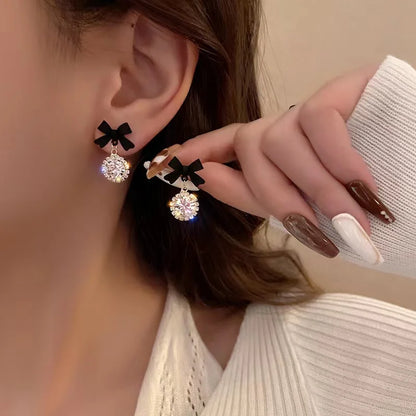 New Fashion Trend Unique Design Elegant Delicate Butterfly Zircon Earrings Women High Jewelery Wedding Party Gifts