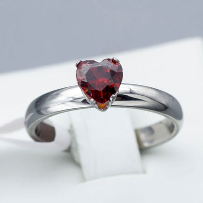 36Pcs/lot Fashion Stainless Steel Zircon Heart Love Rings For Women Mix Style Wedding Engagement Jewelry