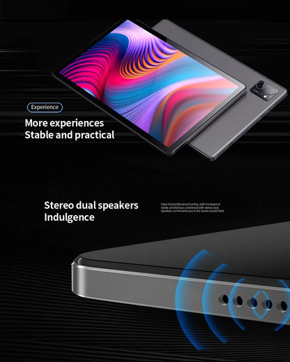 2025 Google 5G Pad 10.1" Tablet - 2K HD Display Octa Core 8GB RAM 512GB ROM Dual SIM WiFi Android 8000mAh