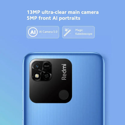 Smartphone 10A 6GB 128GB Original Xiaomi Redmi Global 6.53' HD Display Helio G25 Octa Core 13MP Fingerprint 5000mAh used phone