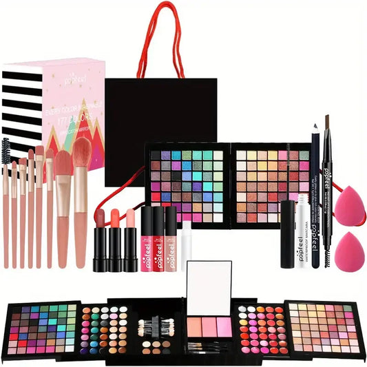A complete set of Mother's Day cosmetics with a wide range of makeup tools is the perfect Mother's Day gift set for women.