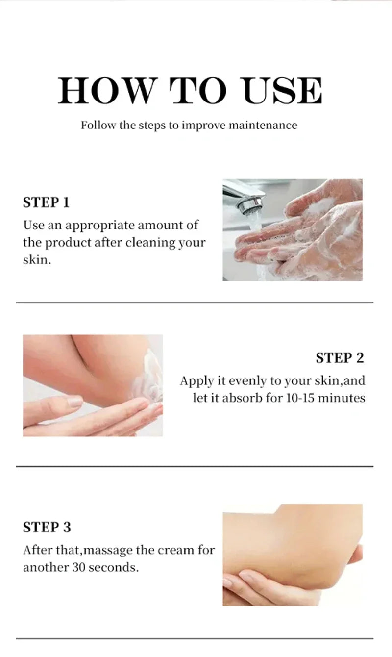 Whitening Cream Private Parts Underarm Bleaching Serum Whiten Butt Knee Brighten Inner Thigh Intimate Parts Dark Remove Melanin