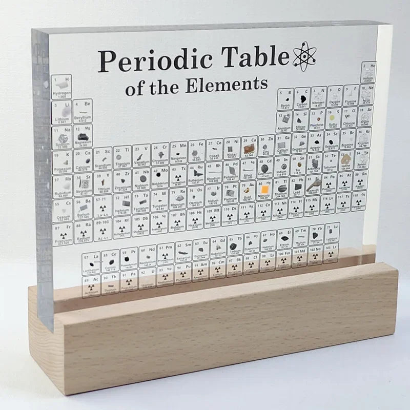 Elements Period Table Embedded Samples Graduation Gifts Exhibition Acrylic Desktop Ornaments Small Decorative Pieces