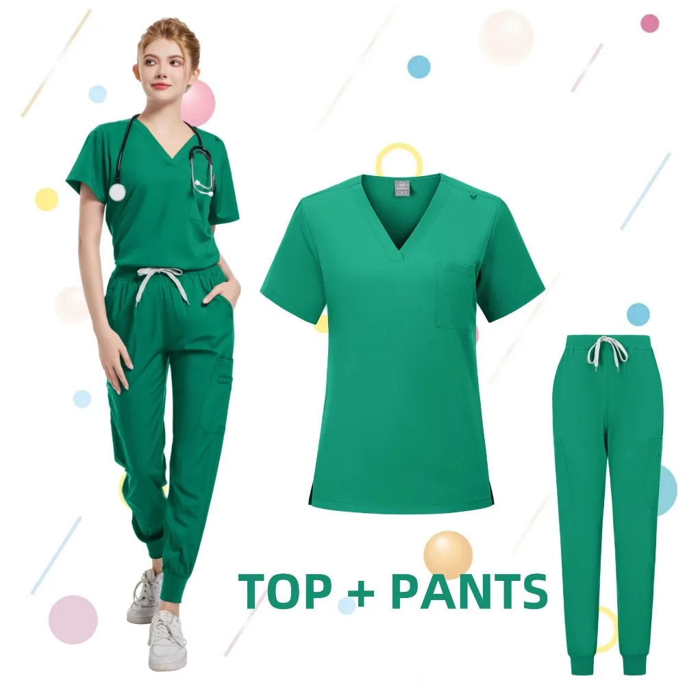 Nurse's Dress Separate Set Women's Oral Dental Surgery Cosmetic Plastic Surgery Hospital Doctor's Uniform Nurse Uniform