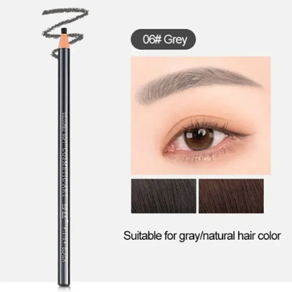 Eyebrow Pencil Waterproof Tattoo Pen Eyeliner Not Smudged Long Lasting Makeup Product Eyes Cosmetics with Pencil Sharpener