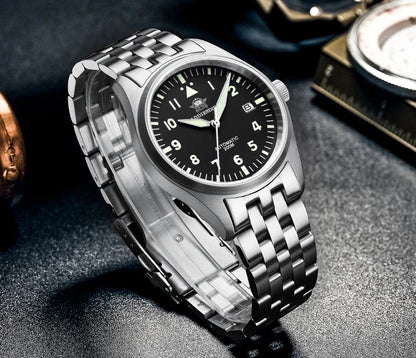 ADDIESDIVE Watches For Men Luxury Business Leisure Automatic Mechanical Men's Watch Fluorescent Waterproof NH35A 316L Stainless