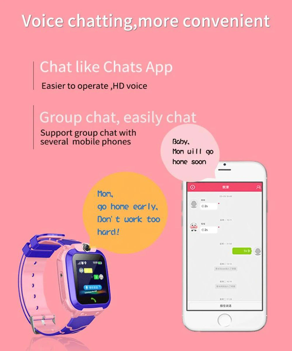 Fashion Q12 Kids Smart Watch IP67 Waterproof SOS Camera Phone 2G SIM Card Voice Call LBS Location Child Clock Smartwatches Gift