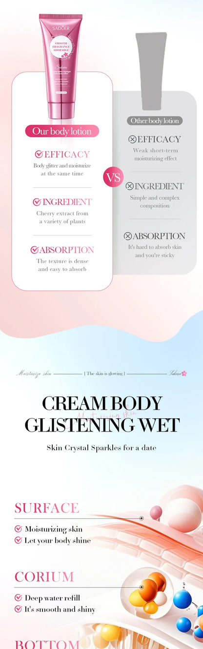 Sakura Skin Whitening Cream Dark Spots Removal Bleach Body Care Lotion Permanently Woman Beauty Moisturizing Korean Cosmetics