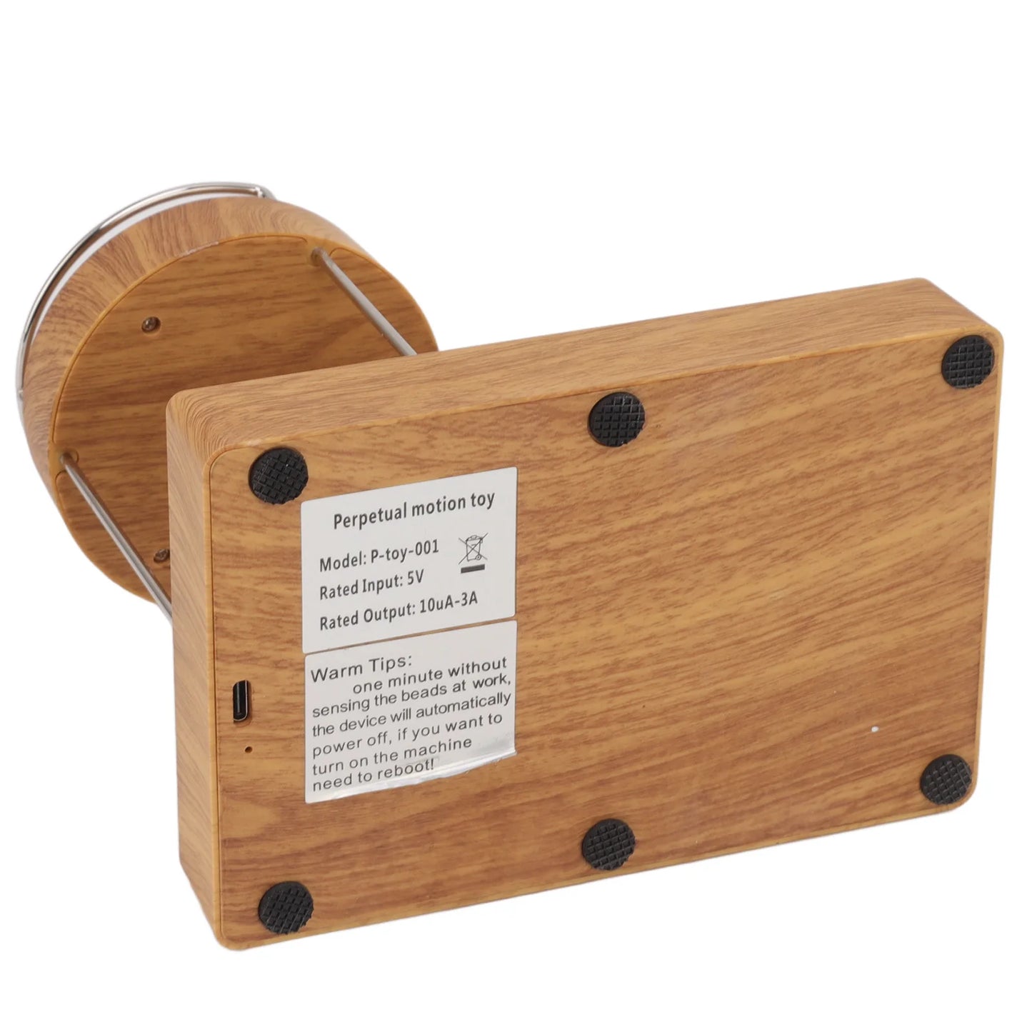 Kinetic Art Perpetual Motion Machine Desk Toy Educational Touch Switch Low Noise Stress Relief Desk Toy