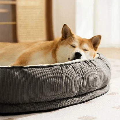 Dog & Cat Bed – Soft Cushion Blanket Basket for Small, Medium & Large Pets