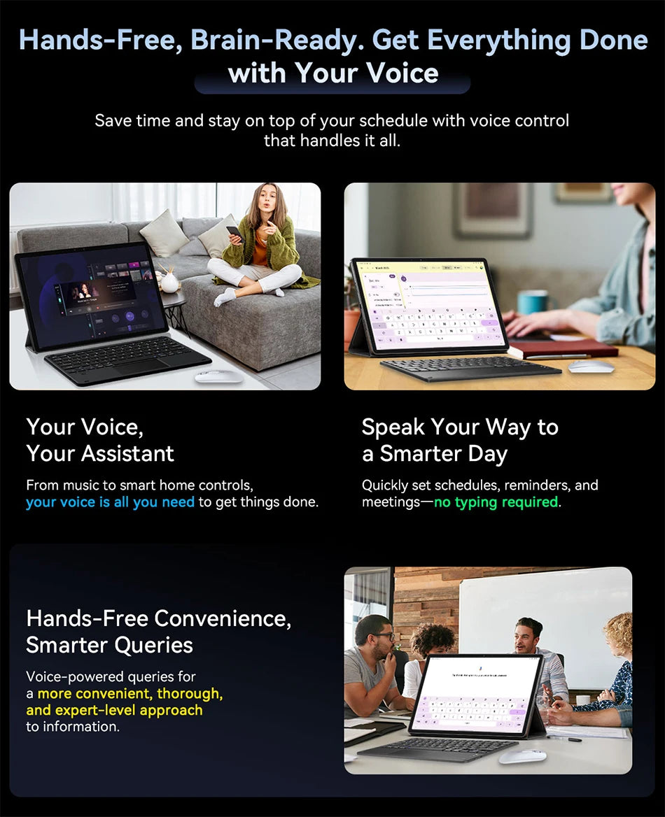 Blackview MEGA 8 Tablet - 13" FHD+ 90Hz Display Android 15 11000mAh 50MP Camera 4G Pad PC