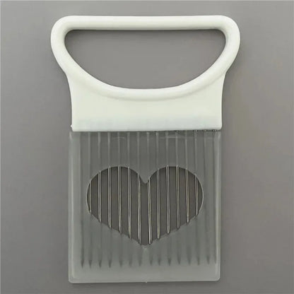 Effortlessly Slice Onions with this 1pc Colorful Onion Slicer Kitchen stainless steel potato chip onion holder for chopping assi