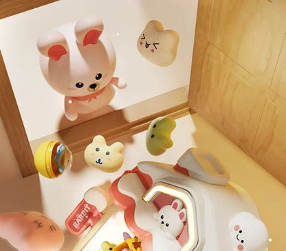 Automatic Mini Claw Machine Toys for Children Coin Operated Play Game Arcade Crane Doll Machines Kids Birthday Christmas Gifts