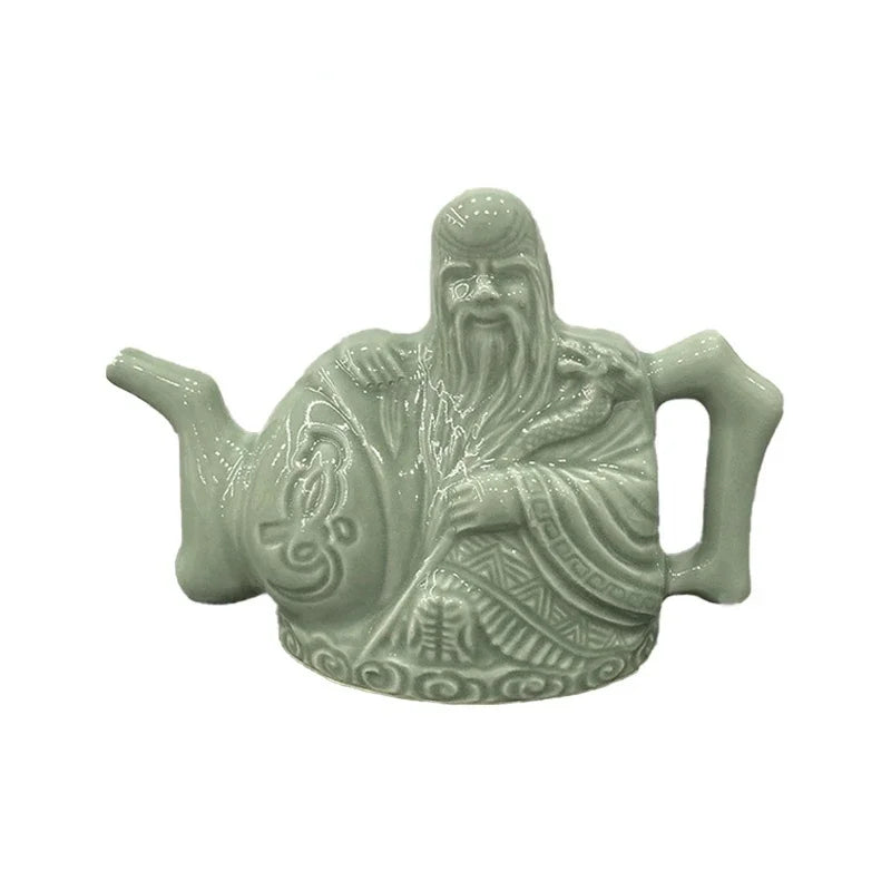 Chinese Trick Teapot – Handmade Ceramic Magic Pot for Tea, Wine & Coffee