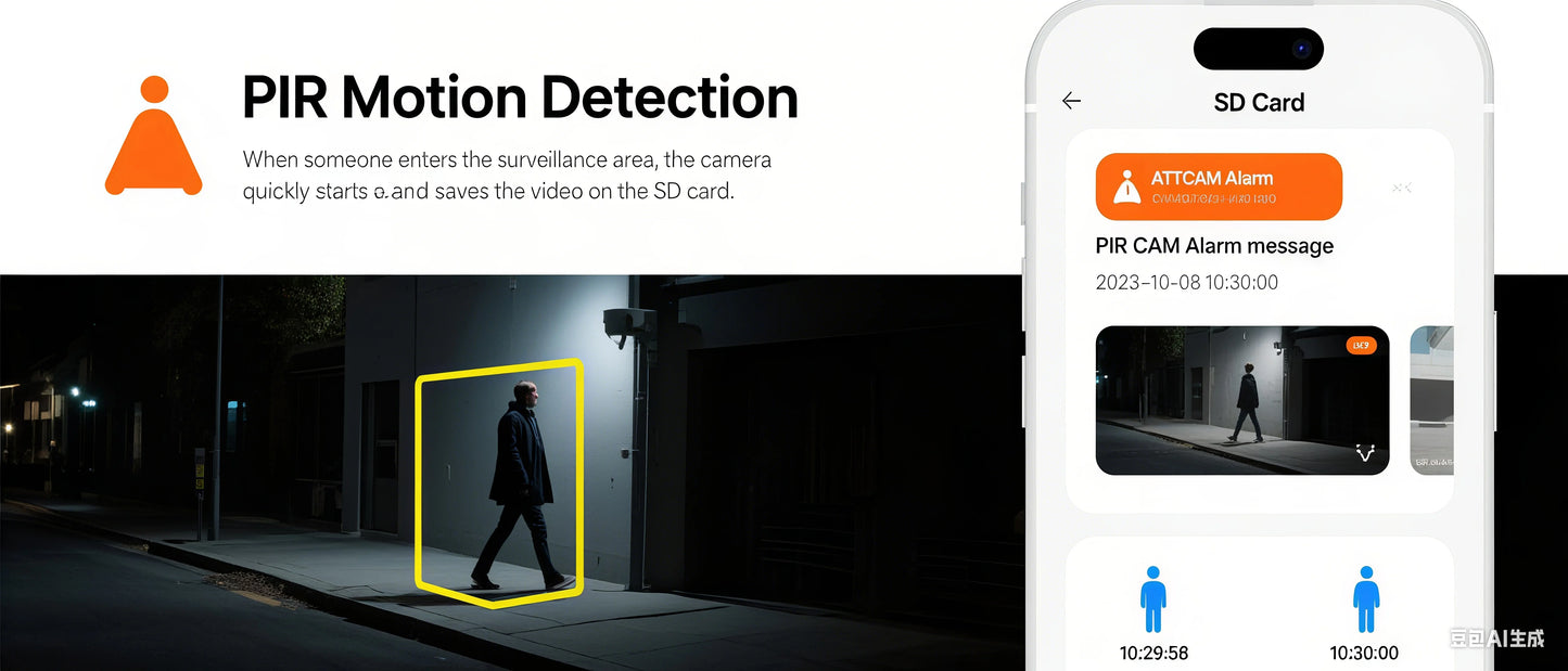 M2 Mini Camera Wifi With Battery Standby Indoor PIR Detection Wireless Wide Lens Two way audio Home Video Security IP HD Camera