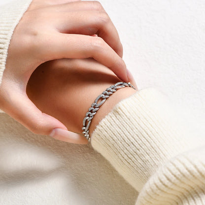 ATTAGEMS 2025New Full Moissanite Cuba Chain for ManWomen 925 Sterling Silver 18kGold Plated Classic Tennis Bracelet Fine Jewelry