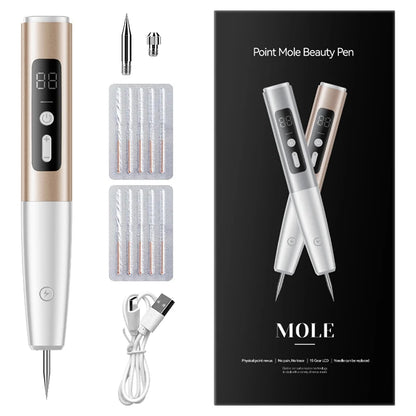 Laser Plasma Pen Mole Wart Skin Tag Remover Black Dots Freckle Dark Spot Wart Eliminator Papilloma Nevus Remover Plasma Pen