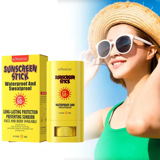 Sunscreen Cream Stick SPF 50+ UV Protective Anti Oxidant Sun Block Isolation Cream Lightweight Korea for All Skin Type Cosmetics