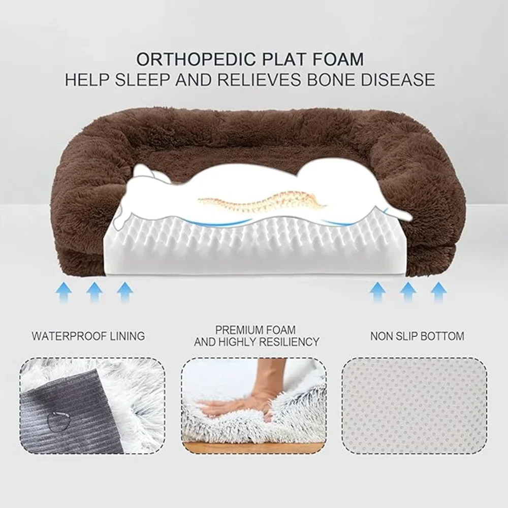 Winter Warm Dog Bed – Soft Sofa Pet Mat for Small, Medium & Large Dogs and Cats
