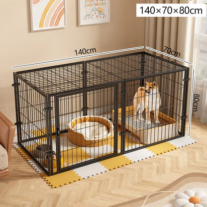 Pet Fence,Dog Cat,Indoor Small Dog,Prison Break Prevention,Dog Nest,Dogs Cage,Home Use,Extra Large,Thickened, Reinforced Cage