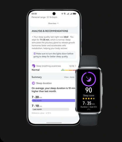 Band 10 Smartwatch – Sleep Tracking, Health Monitor, 14-Day Battery, iOS & Android