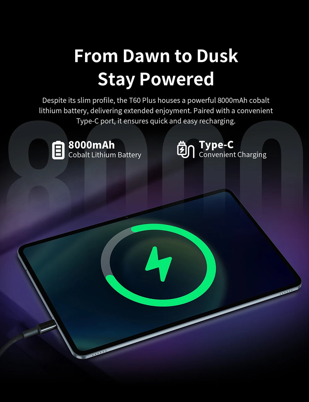 Teclast T60 Plus 12" Tablet 90Hz 2K Display Android 14 Max 16GB RAM 128GB ROM MTK G88 Octa-Core 8000mAh Widevine L1 4G LTE GPS