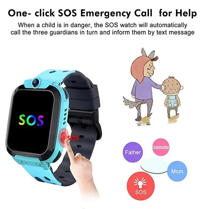 Xiaomi Kids Smart Watch SOS GPS Location 4G Sim Card Call Child Smart Watch Camera Waterproof Boys Girl Gift For Ios Android NEW