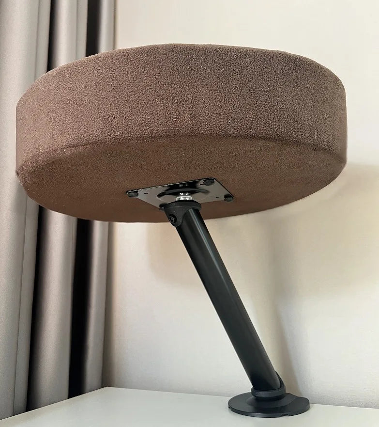 Soft Round Desktop Cat Bed Adjustable Height Comfortable Indoor Pet Nest for Kitten Office Desk Cat Climbing Frame