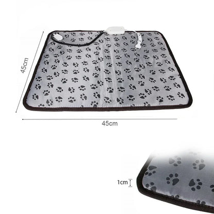 Winter Pet Heating Blanket Waterproof Wearable Wear Resistant Temperature Warm Cat Dog Mattress Indoor Heating Pad Pet Supplies