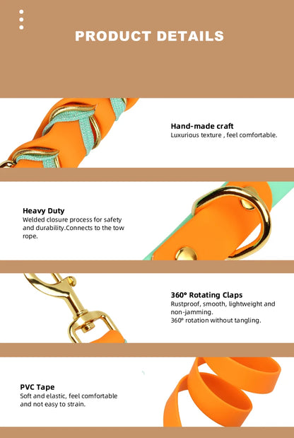 Dog Leashes Solid Durable And Super Tensile Force Dog Rope Colorful Multifunctional Luxury Handmade Leash For Medium Large Dogs