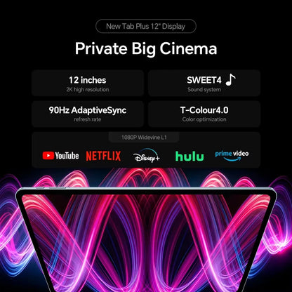 【World Premiere】Teclast T60 Plus 12" 90Hz 2K Display Android 14 L1 MTK Helio G88 6GB/128GB 8000mAh Battery 4G LTE Global Version