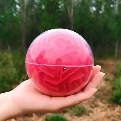 Mini Burn Brain Color 3D Puzzle Cube Maze Box Bead Magic Game intelligent Educational Pocket Fingertip Toy Gift for Kid Adult