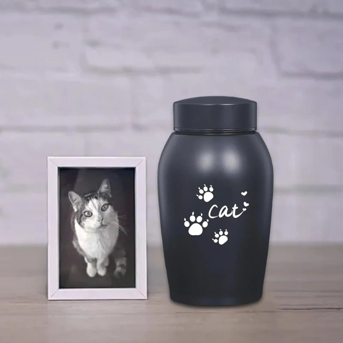 Dog Cat Ashes Funeral Cremation Urn Remembrance Gift Retain Memories Pet Burial Durable Stainless Steel Pet Urn Premium Urn