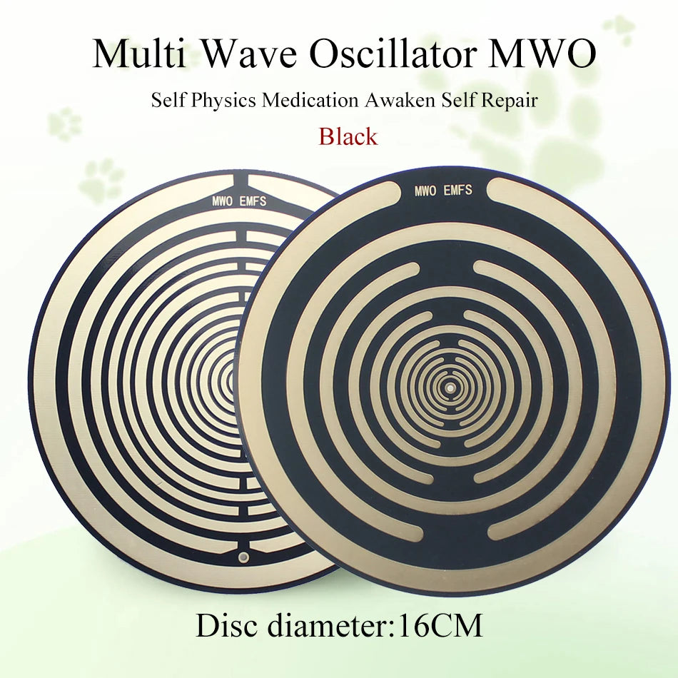 2PCS 16CM Lakhovsky's Multi Wave Oscillator MWO Ornaments Provide the Energy Polarizing Disc On Our Desk or Wall Gift