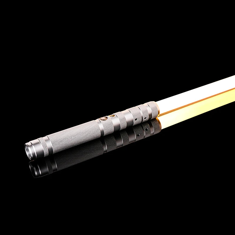 RGB Metal Lightsaber Dueling Smooth Swing Laser Sword Sabre De Luz 16 Color Changing 16 Sounds FOC Rave Flashing Toy