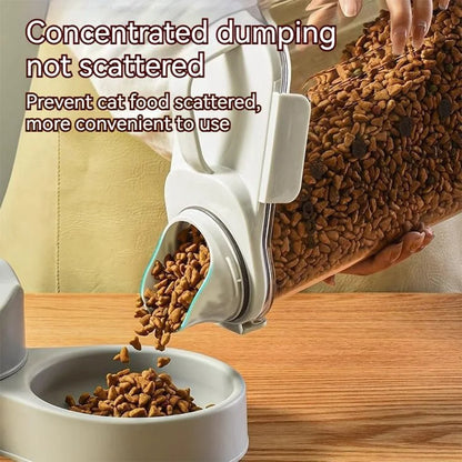 Pet food sealed bucket cat and dog food storage tank freeze-dried anti mold storage box large capacity transparent storage tank