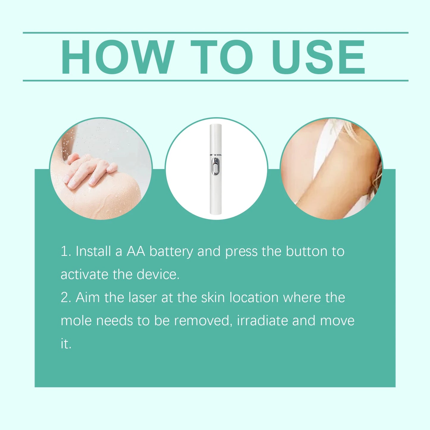 Face Beauty Laser Pen Improve Dark Spot Freckles Pigmentation Lighten Dull Skin Glowing Painless Facial Blemishes Removal Device