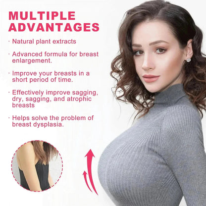 Natural Breast Enlargement Cream Chest Lift Firm Enhancer Care Oil Butt Breast Plump Growth Massage Boobs Bigger Sexy Body Care