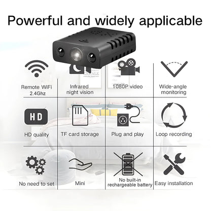 1080P XD Mini Camera WiFi Wireless Monitoring Security Protection Remote Monitor Camcorders Video Surveillance Smart Home