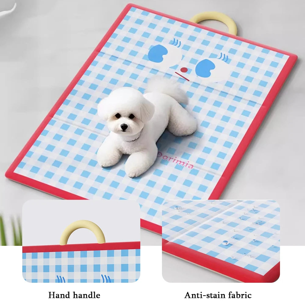 Upgraded 2025 Pet Sleep Pad - Waterproof Anti-Slip Foldable  Multi-Function Outdoor/Indoor Dog & Cat Bed