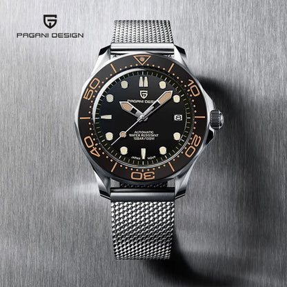 2025 New PAGANI DESIGN 007 Men's Watches Luxury Automatic Watch For Man Mechanical Wristwatches NH35 Men Gift AR Sapphire Mirror