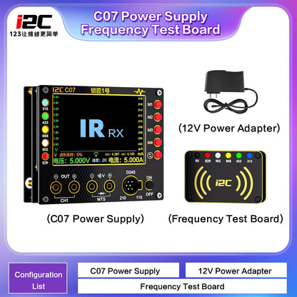 I2C C07 Locksmith No.1 Multifunction Remote Control Repair Tool for Frequencty Test Mode,Voltage Current Waveform Measurement