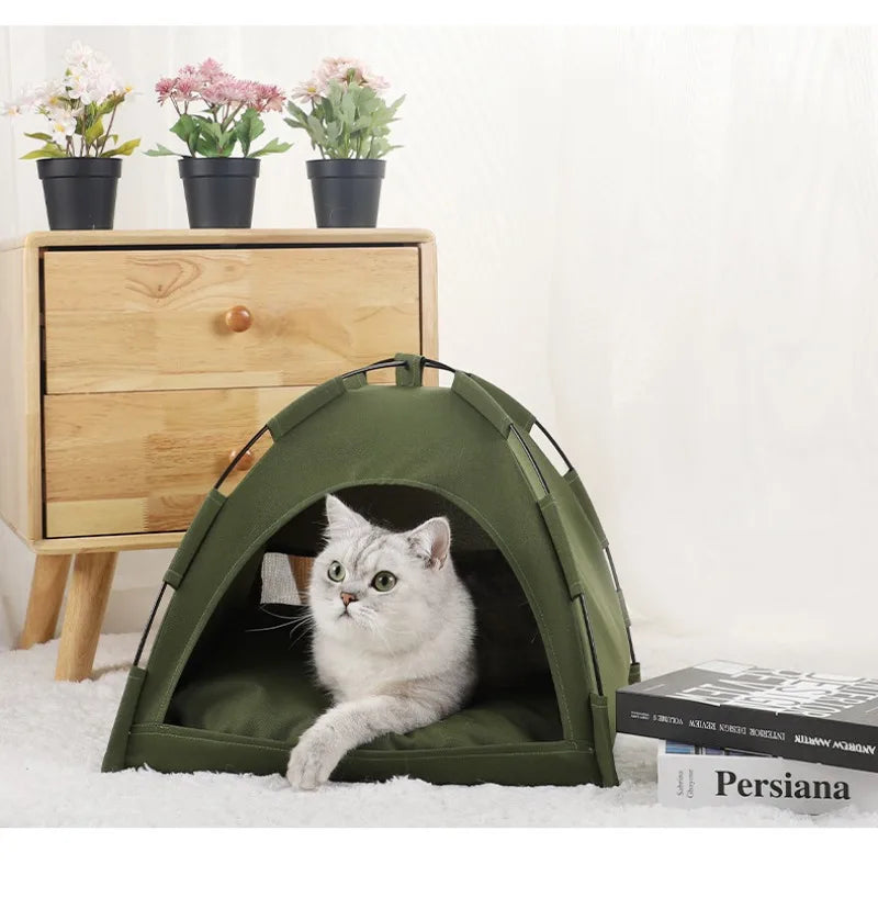 Winter Cat Sleep House Supplies Products Accessories Warm Cushions Furniture Sofa Beds