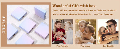 Drperfect Surgical Steel Earrings for Sensitive Ear Flat Back Hoop Cartilage Gold Plated CZ Studs for Women Multiple Piercing