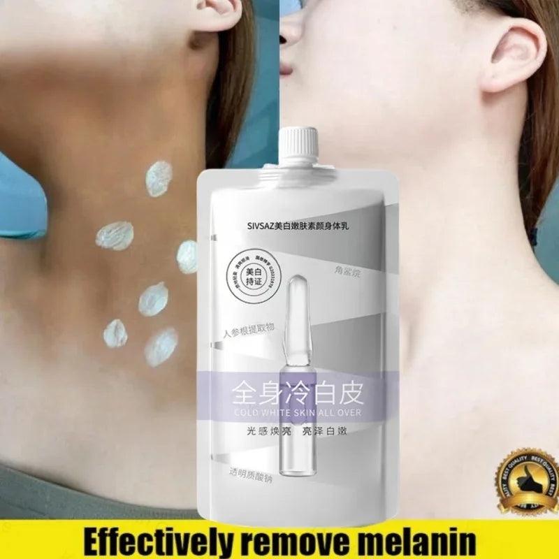 Body Whitening Cream Private Parts Underarm Knee Thigh Inner Melanin Bleaching Brighten Lotion Dark Skin Healthy White Body Care