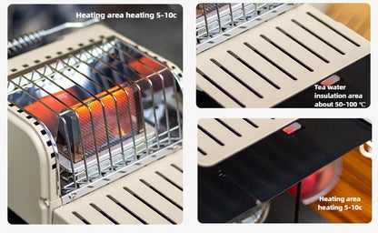 Outdoor Mini Heating Stove Camping Gas Stove Fishing Camping Heater Outdoor Portable Car 2024 Winter Camping Outdoor Supplies