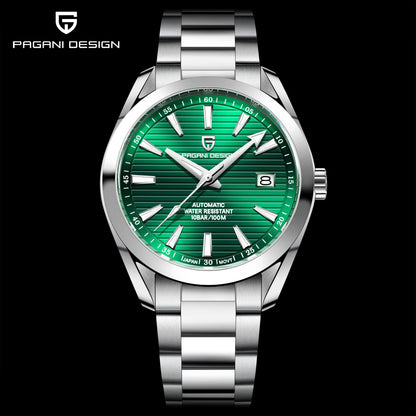 PAGANI DESIGN 40MM A150 Men's Watches Luxury Automatic Watch For Men Mechanical WristWatch Stainless Steel Sapphire Glass